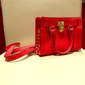 Red Michael Kors bag